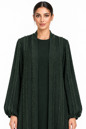 C 2734-05 Forest Green Abaya