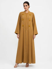 C 2766 Golden Vine Abaya