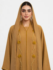 C 2766 Golden Vine Abaya