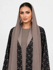 C 2767 Taupe Greige Abaya