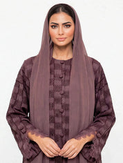 C 2768-02 Premium Purple Mosaic Abaya