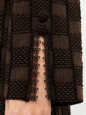 C 2768-03 Premium Brown Mosaic Abaya