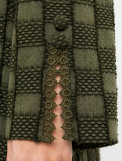 C 2768-04 Premium Olive Mosaic Abaya