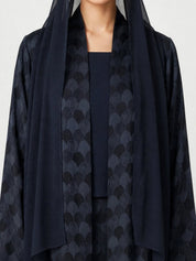 C 2775-02 Premium Navy Turkish Cupro Abaya