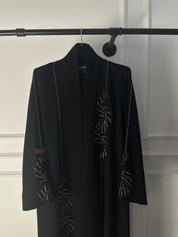 C 2779 Black Beaded Abaya