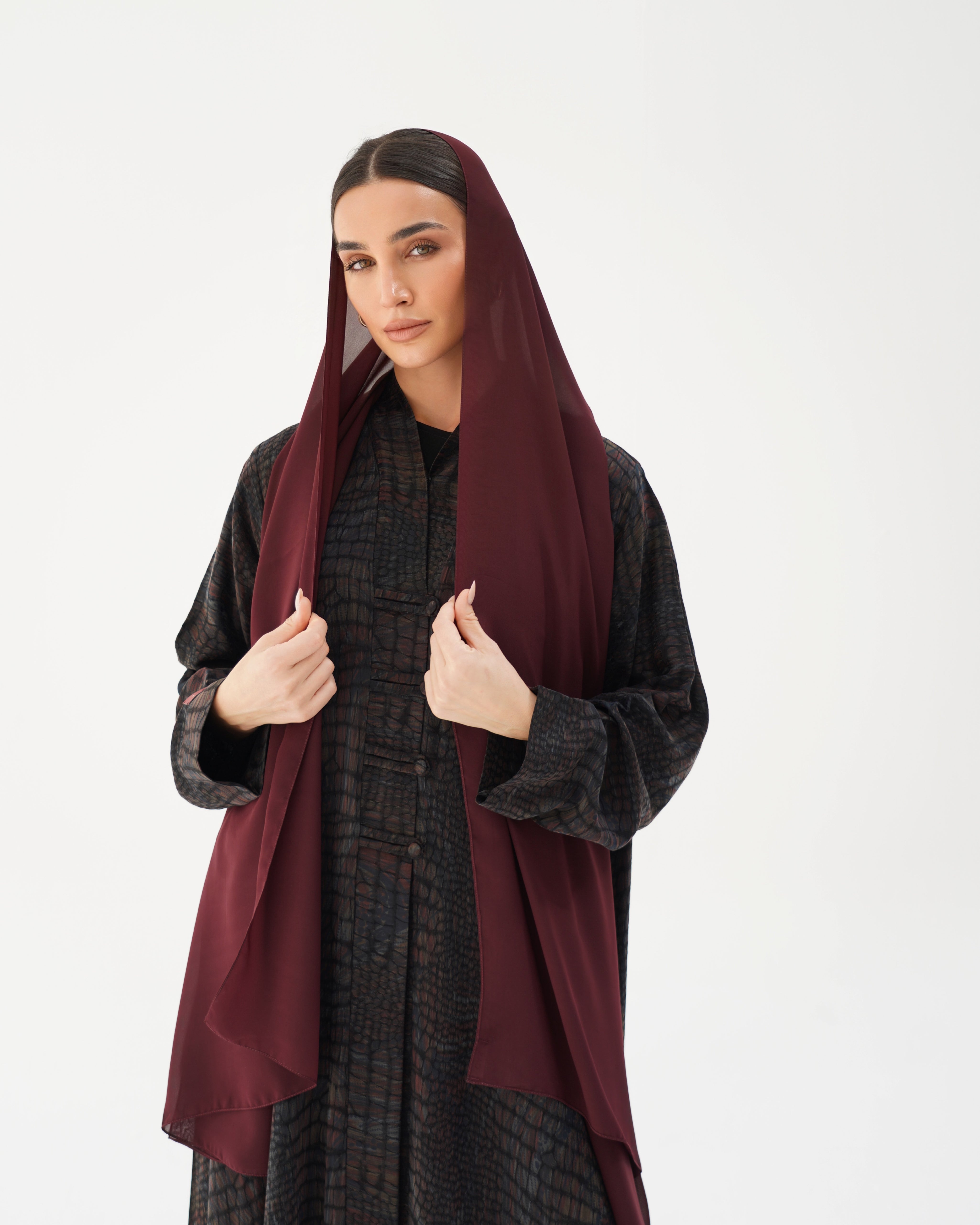 C 2779 Premium Indigo Haze Abaya