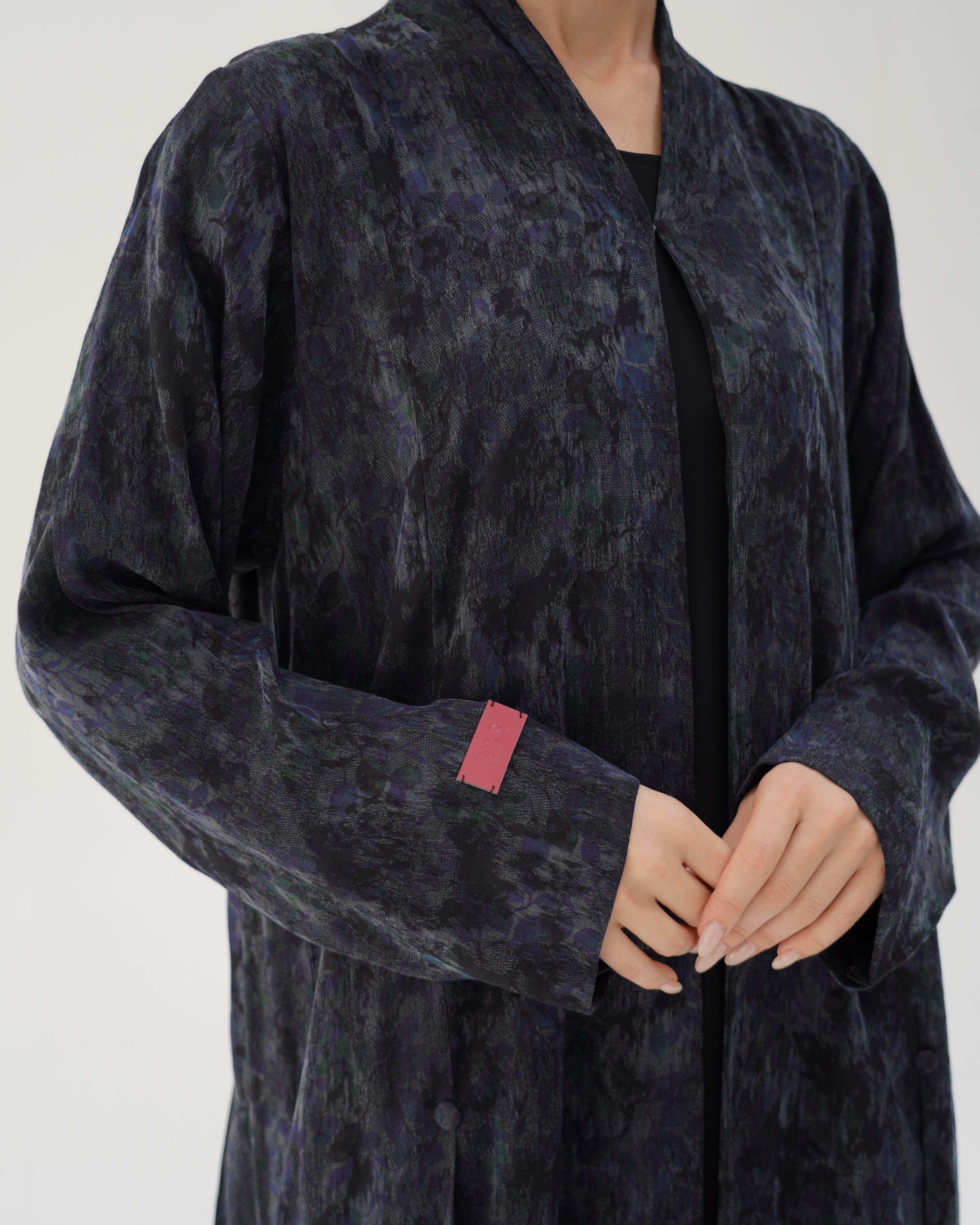 C 2781 Premium Stormy Amber Abaya