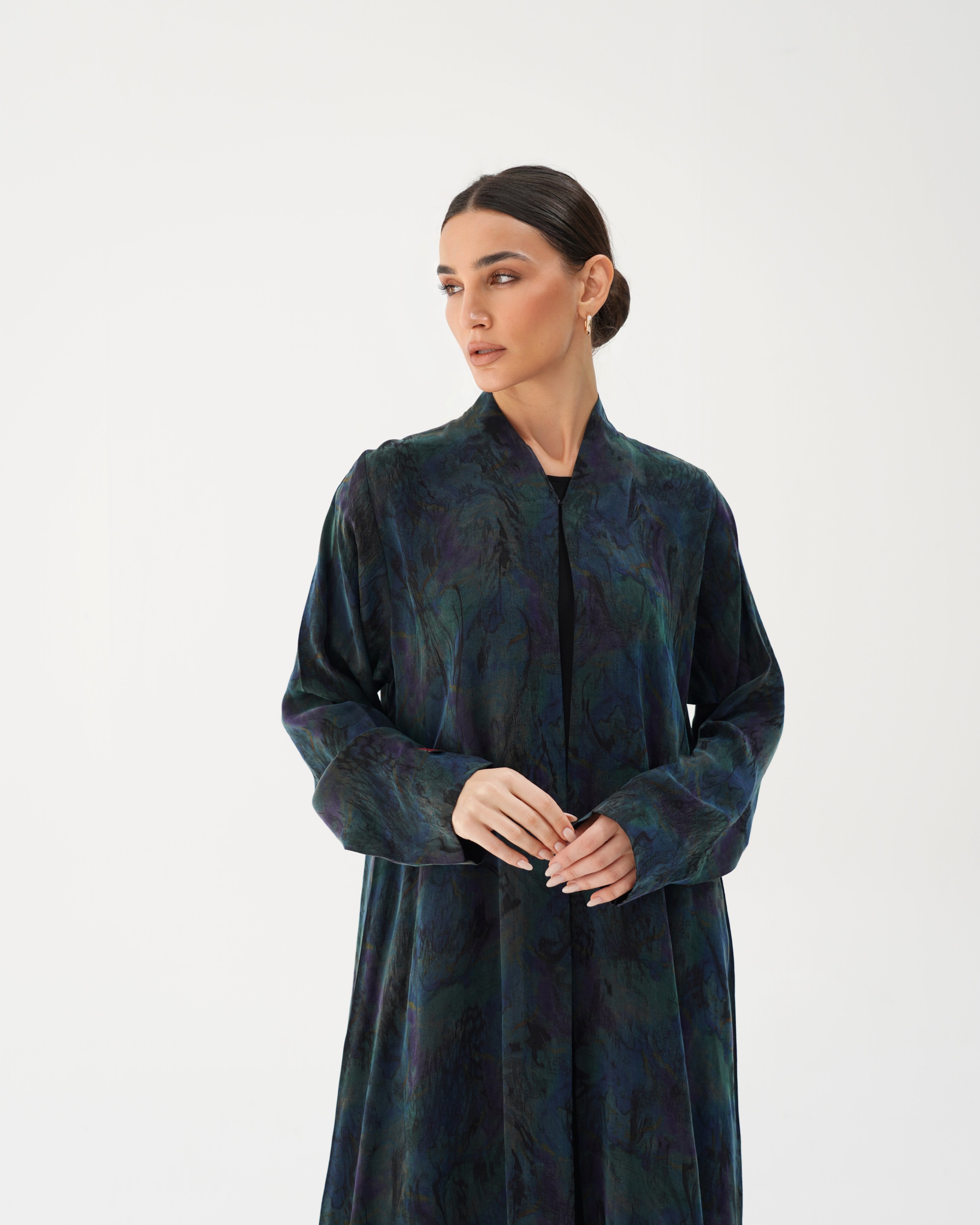C 2783 Premium Misty Cedarwood Abaya