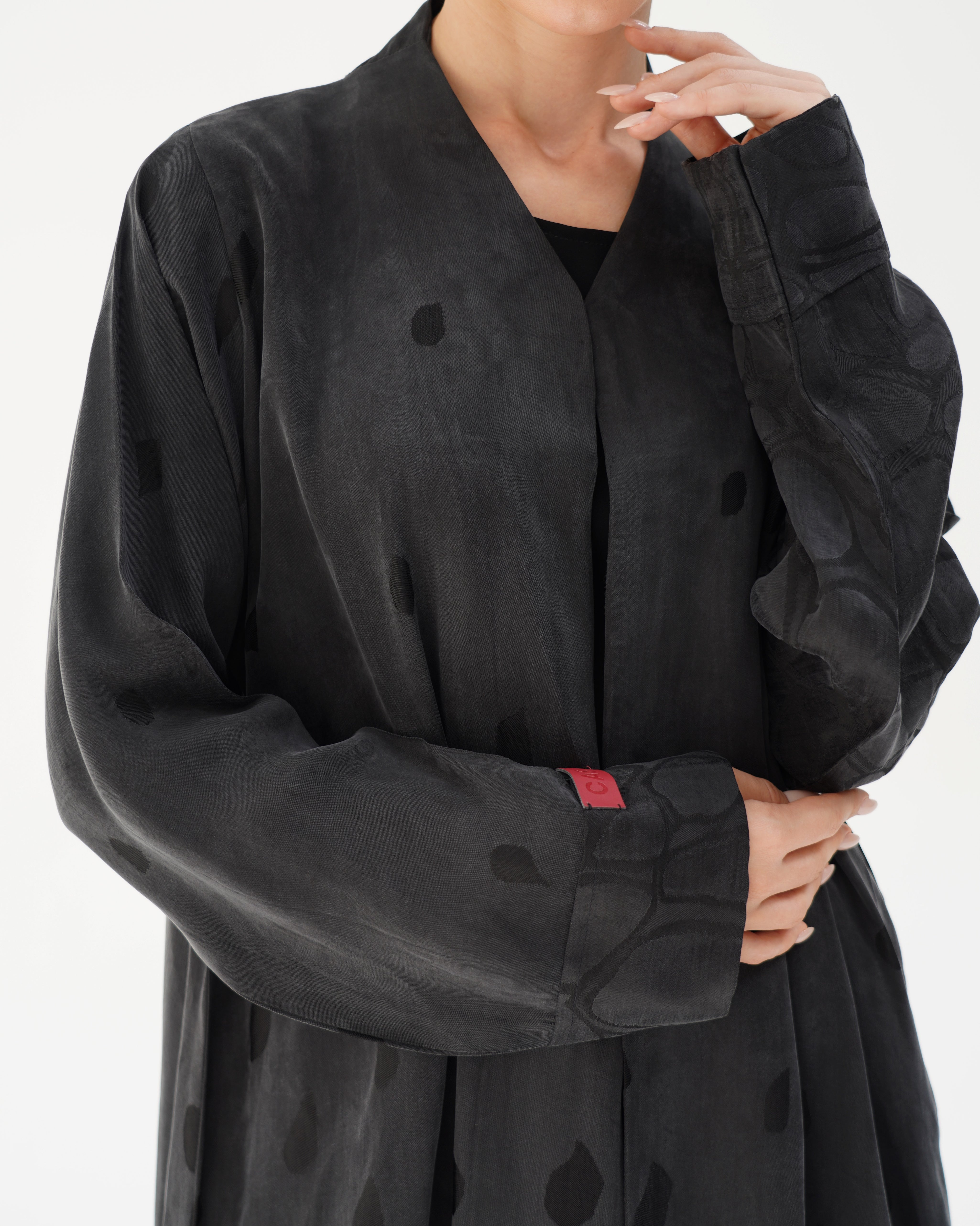 C 2785 Premium Midnight Petal Abaya