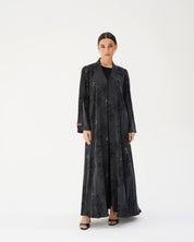 C 2790 Premium Black Dahlia Abaya