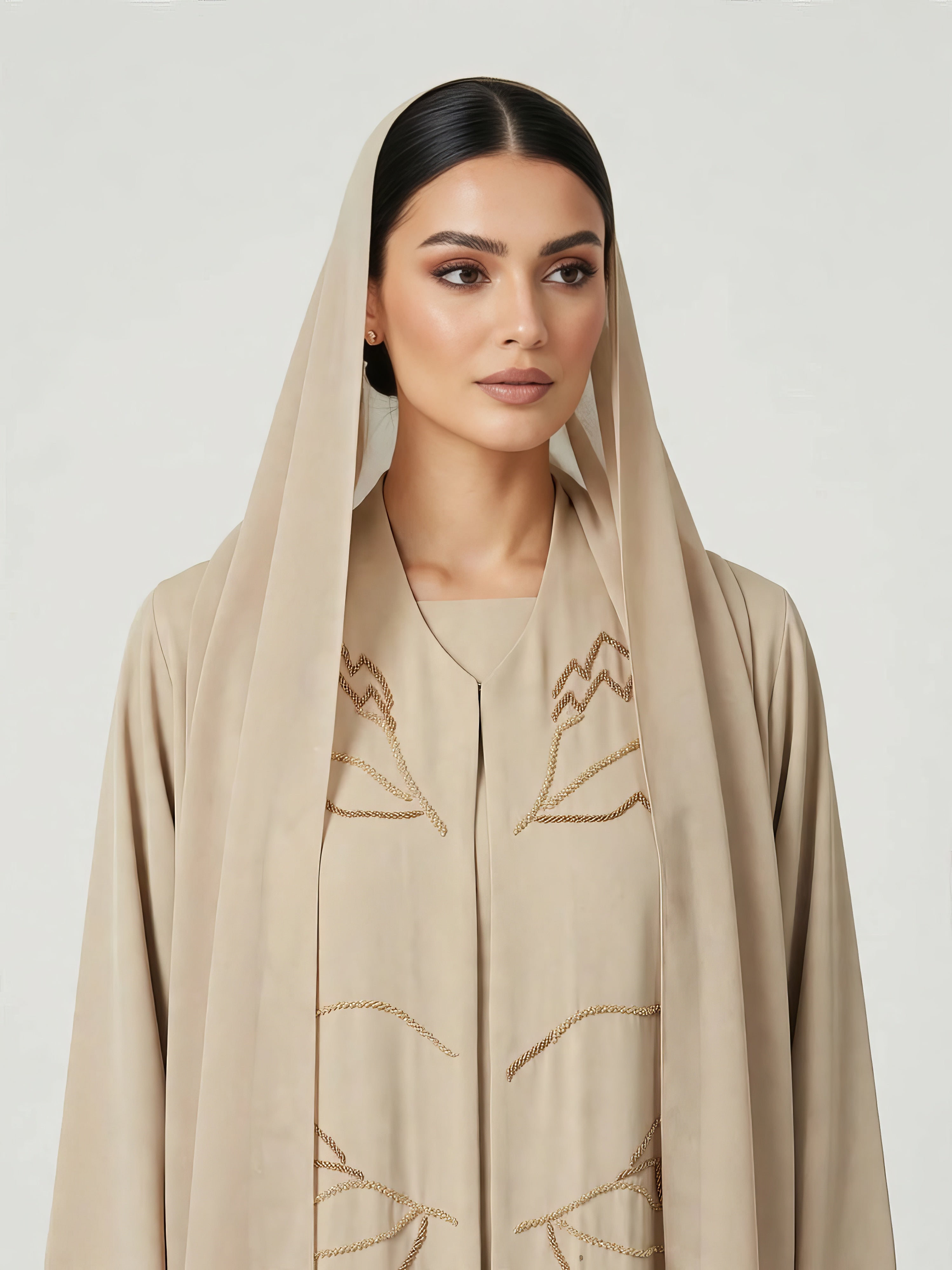 C 2806 Desert Lotus Abaya