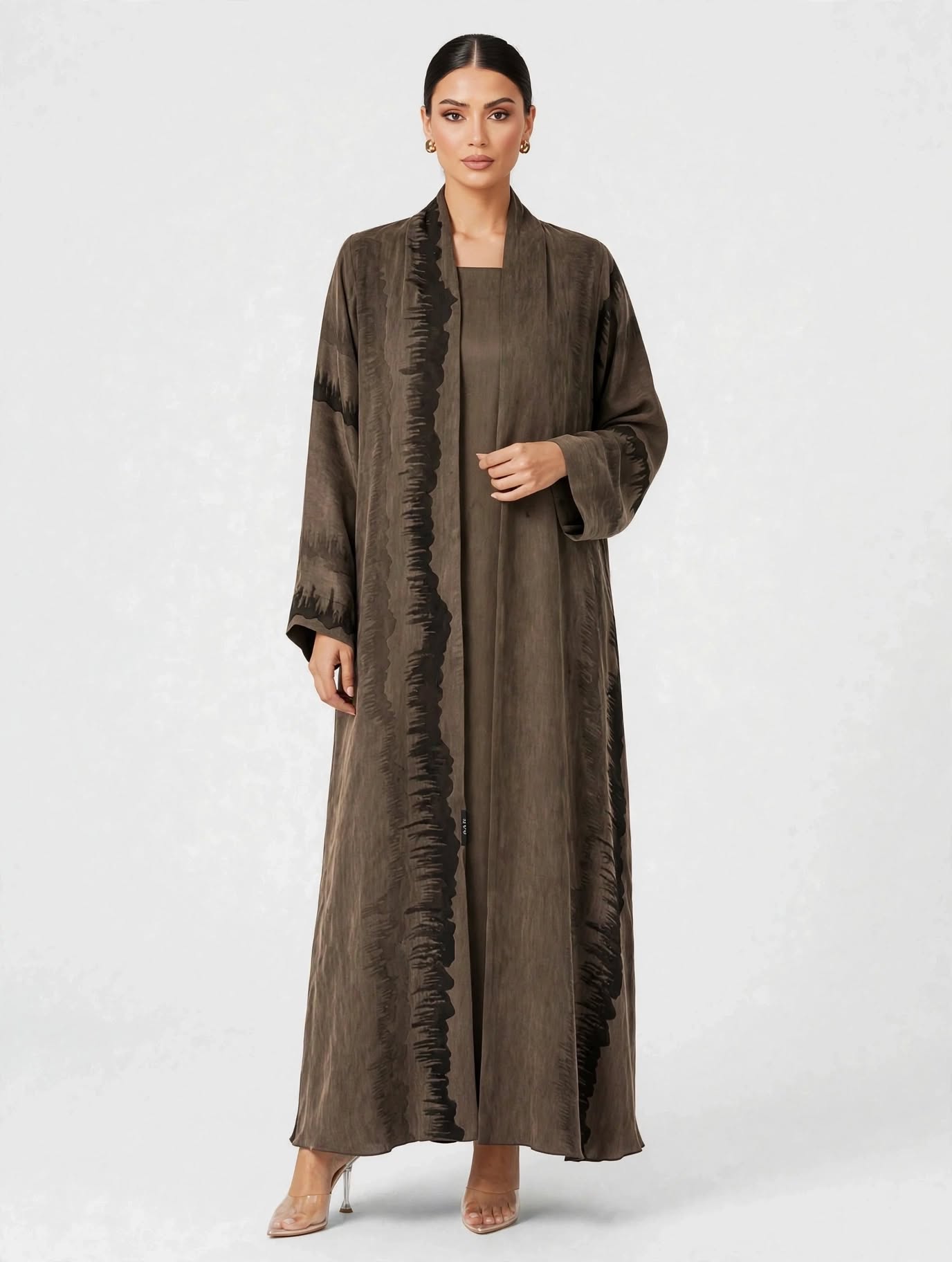 C 2811-03 Mocha Turkish Cupro Wave Pattern