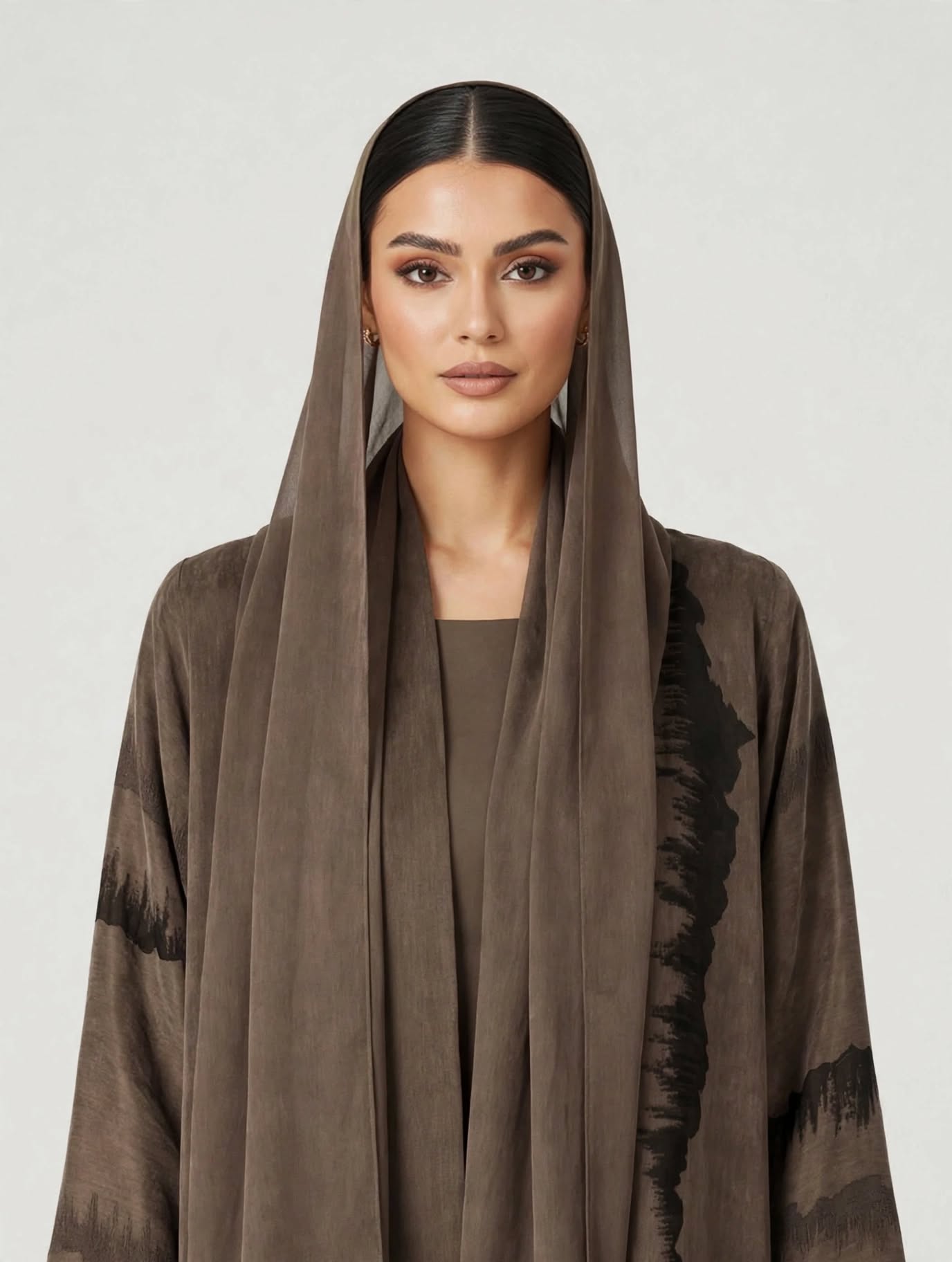 C 2811-03 Mocha Turkish Cupro Wave Pattern