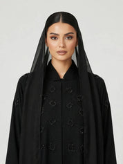 C 2832-01 Rose Quartz Crepe Abaya