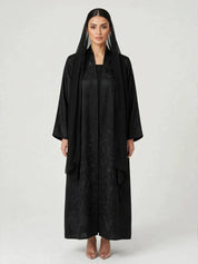 C 2833 Black Willow Abaya