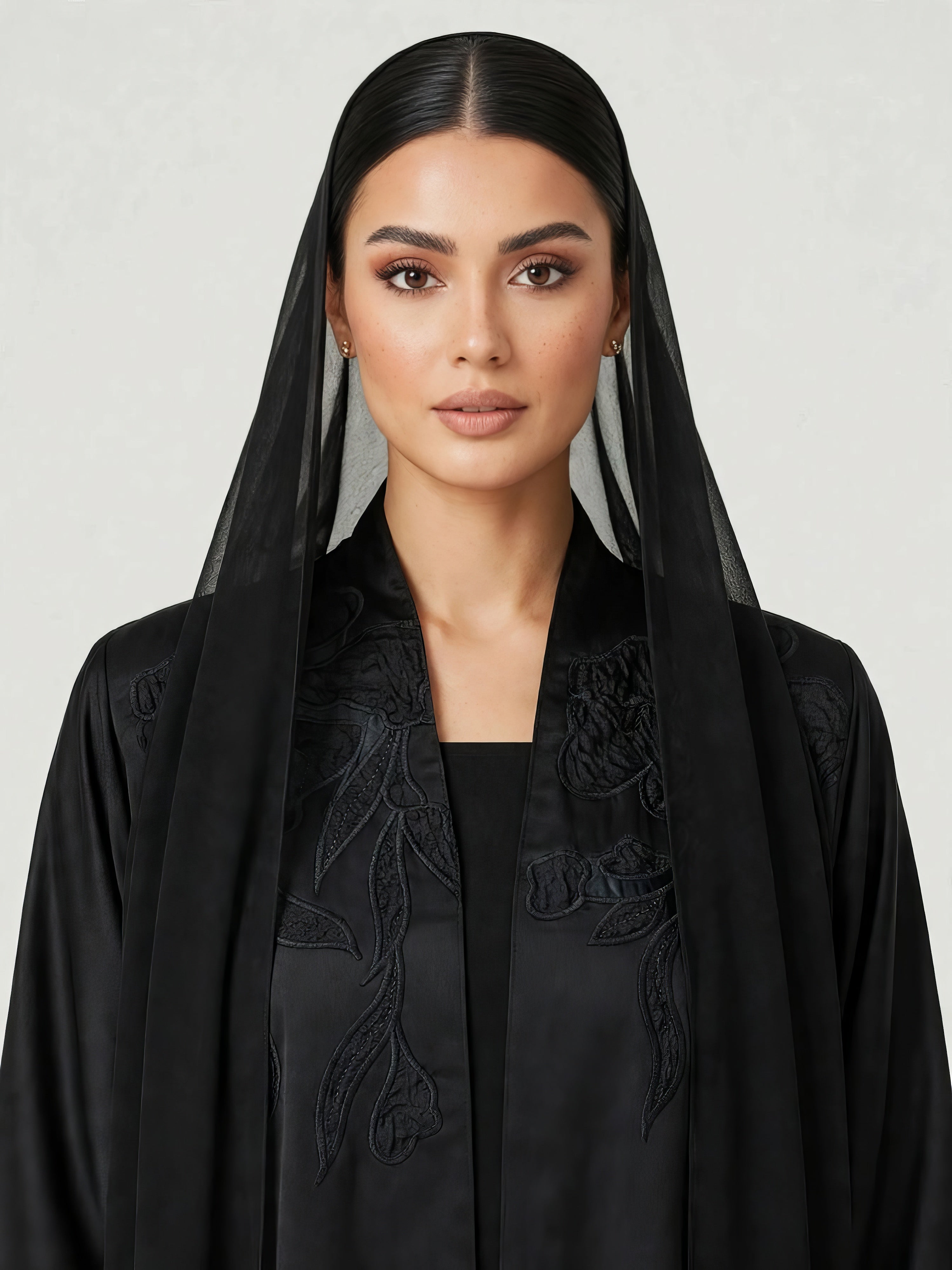 C 2833 Black Willow Abaya