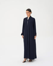 C 2856 Ocean Noir Abaya