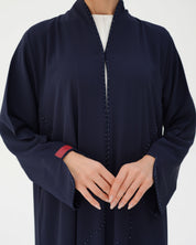C 2856 Ocean Noir Abaya