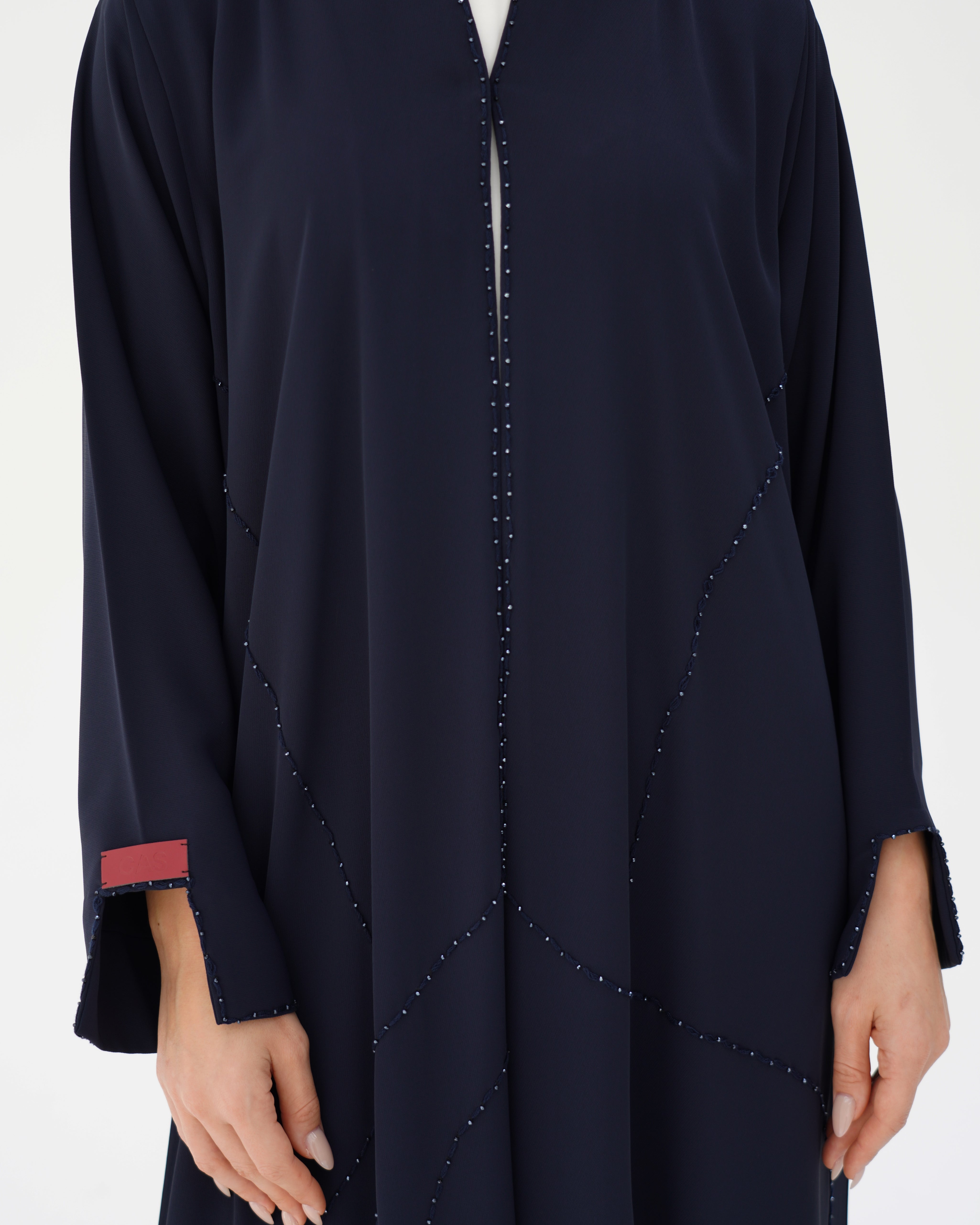 C 2856 Ocean Noir Abaya