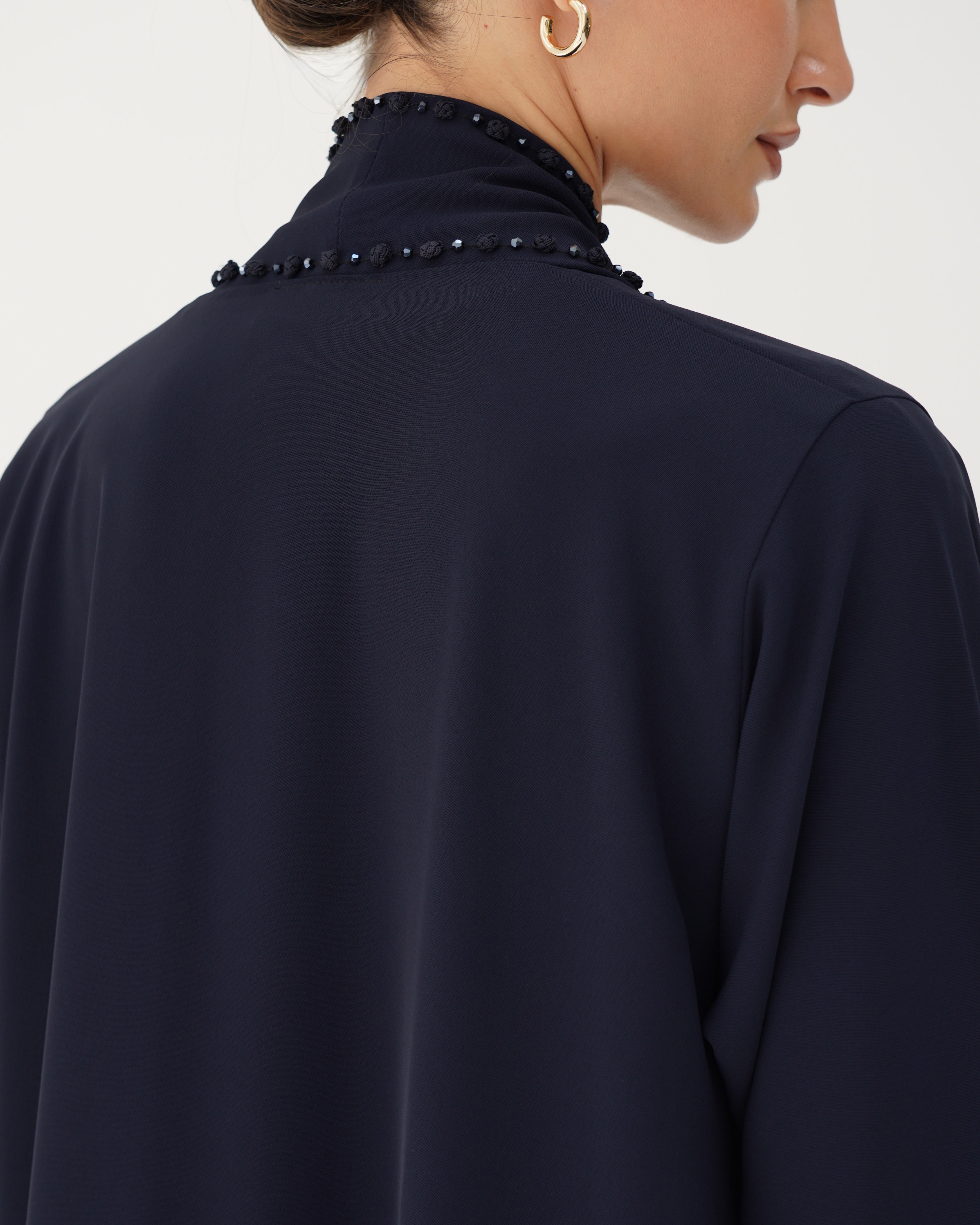 C 2857 Smoked Sapphire Abaya