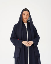 C 2857 Smoked Sapphire Abaya