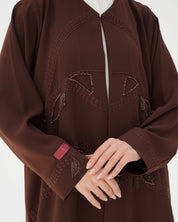 C 2859 Espresso Oud Abaya
