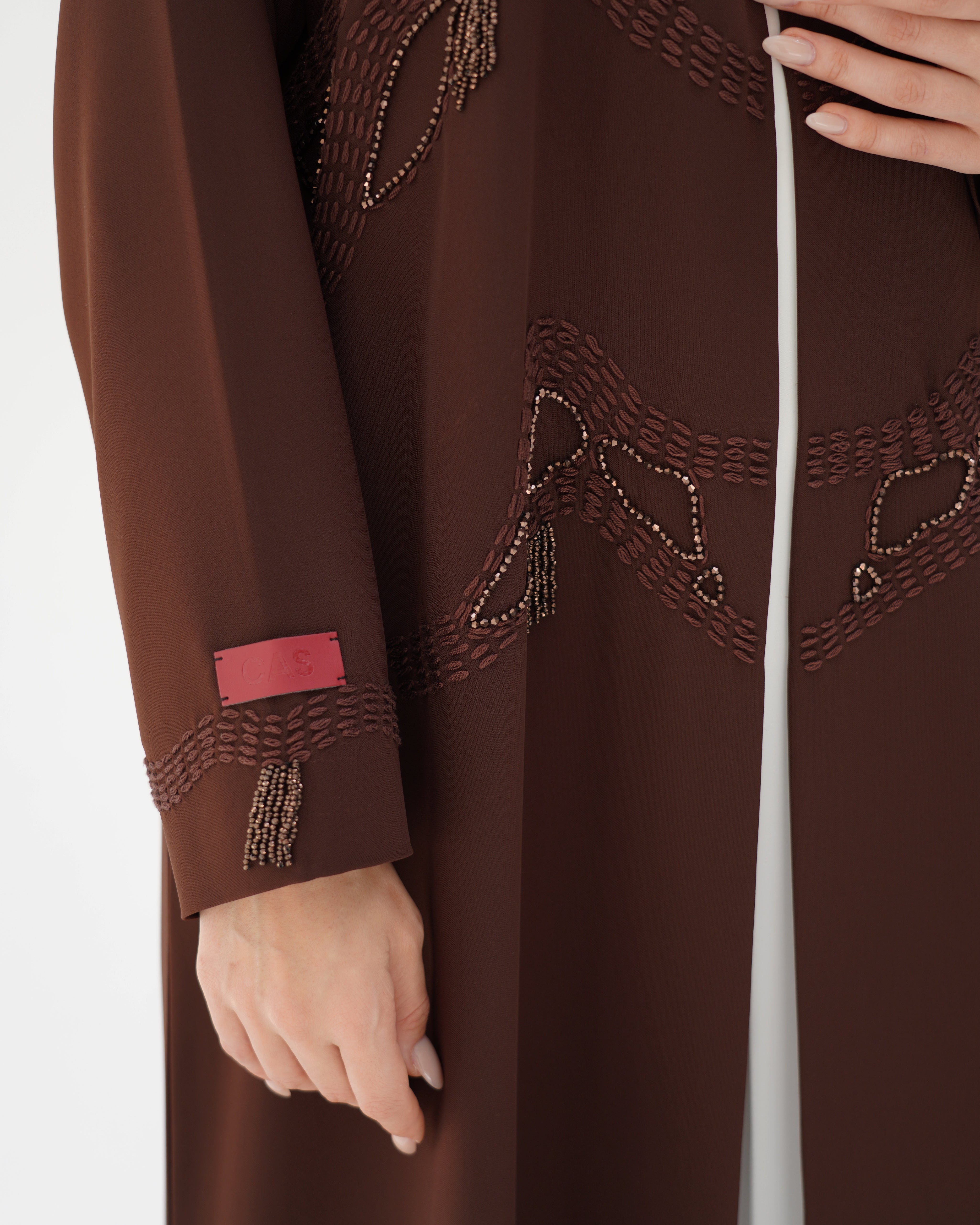 C 2859 Espresso Oud Abaya