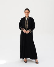 C 2860 Ebony Wood Abaya