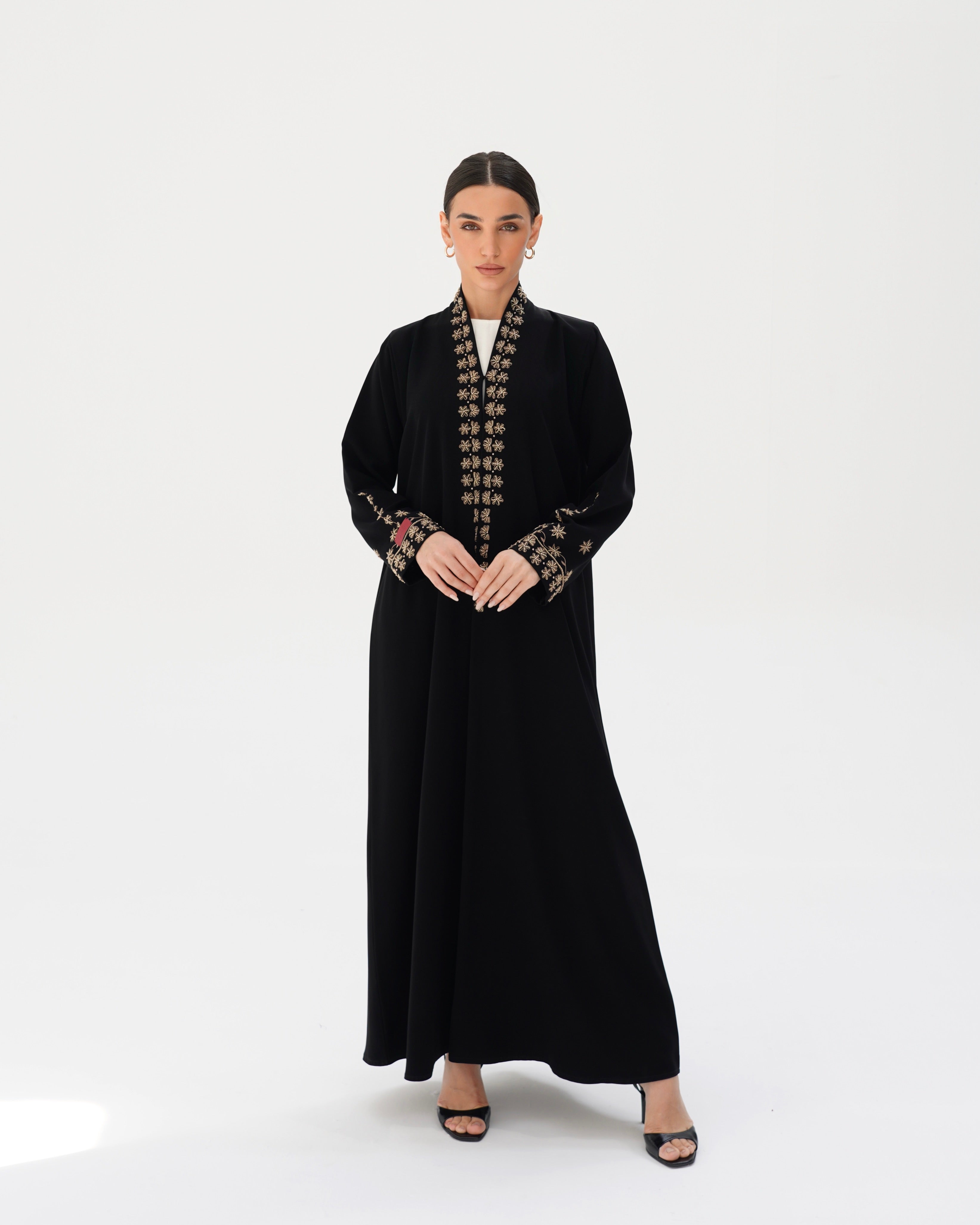 C 2860 Ebony Wood Abaya