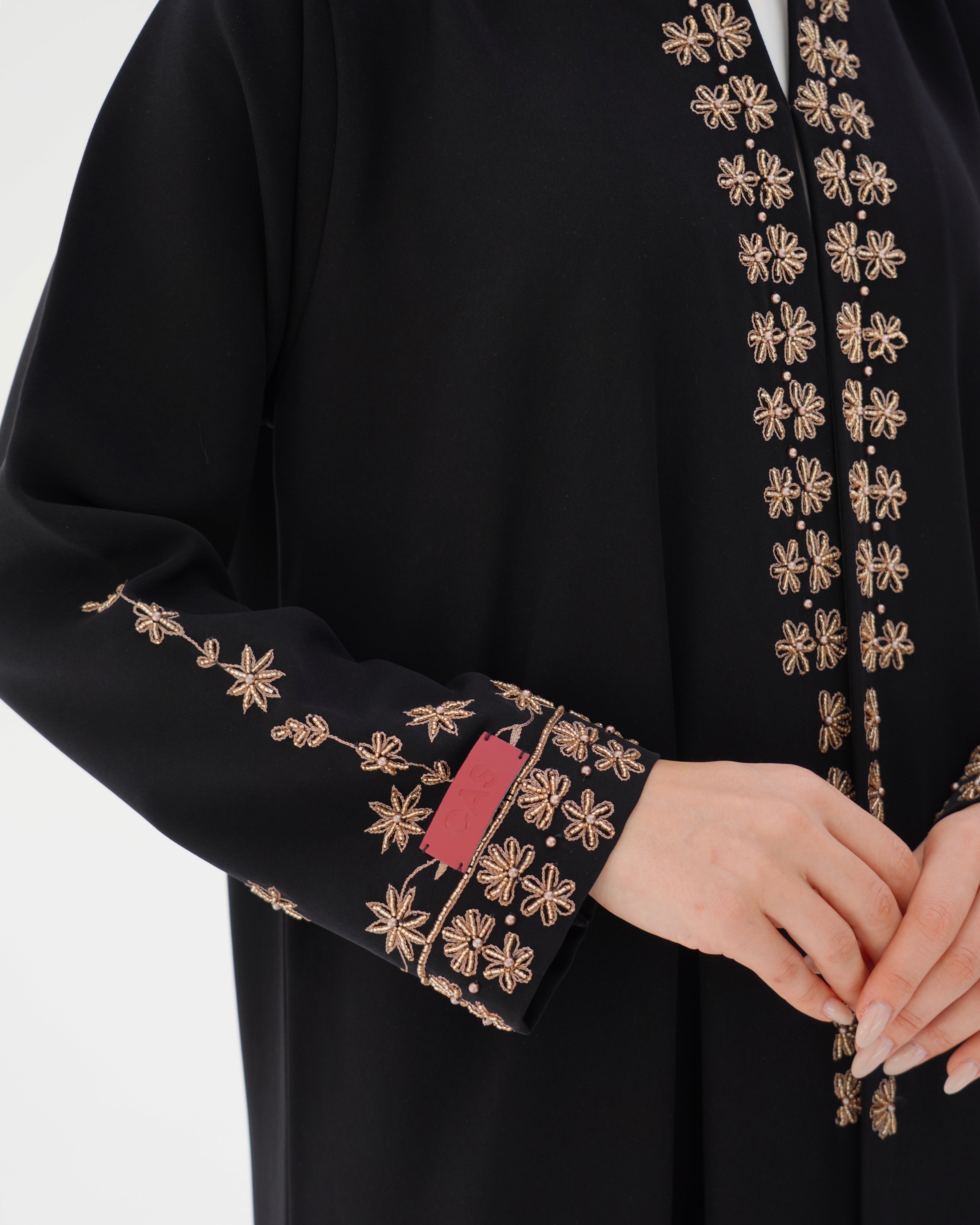 C 2860 Ebony Wood Abaya