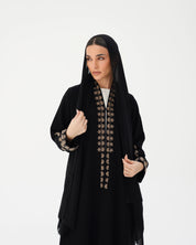 C 2860 Ebony Wood Abaya