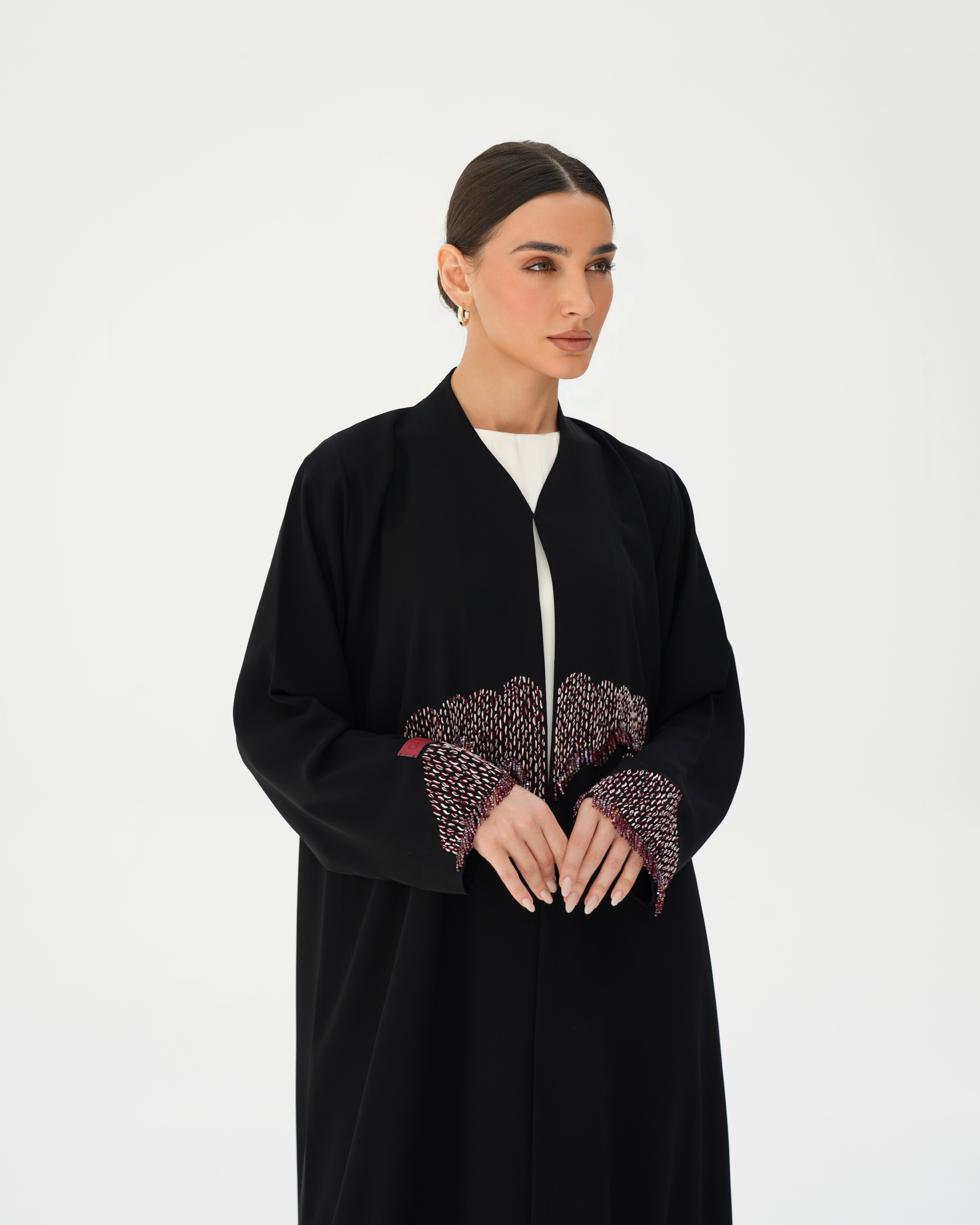 C 2861 Shadow Musk Abaya