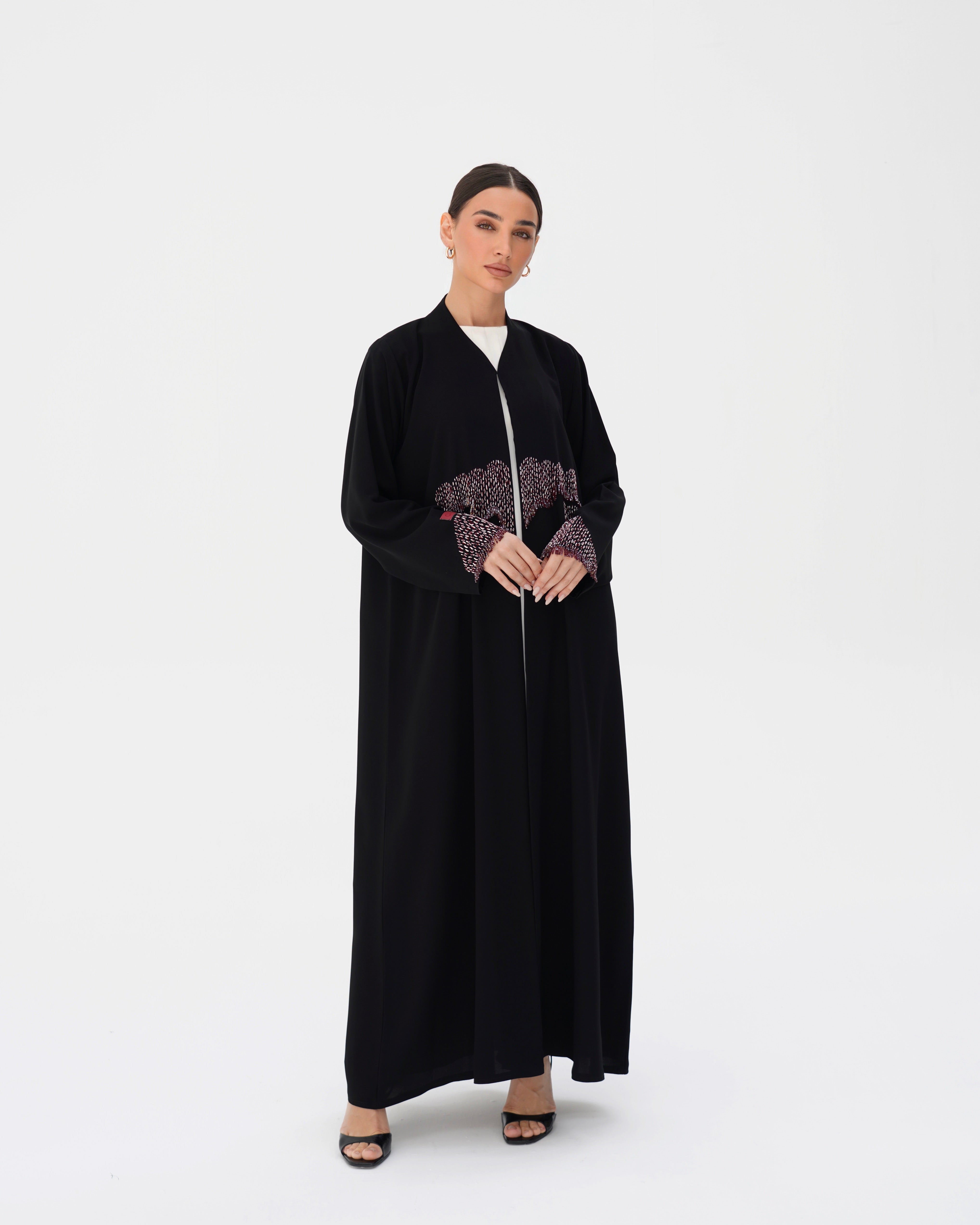 C 2861 Shadow Musk Abaya