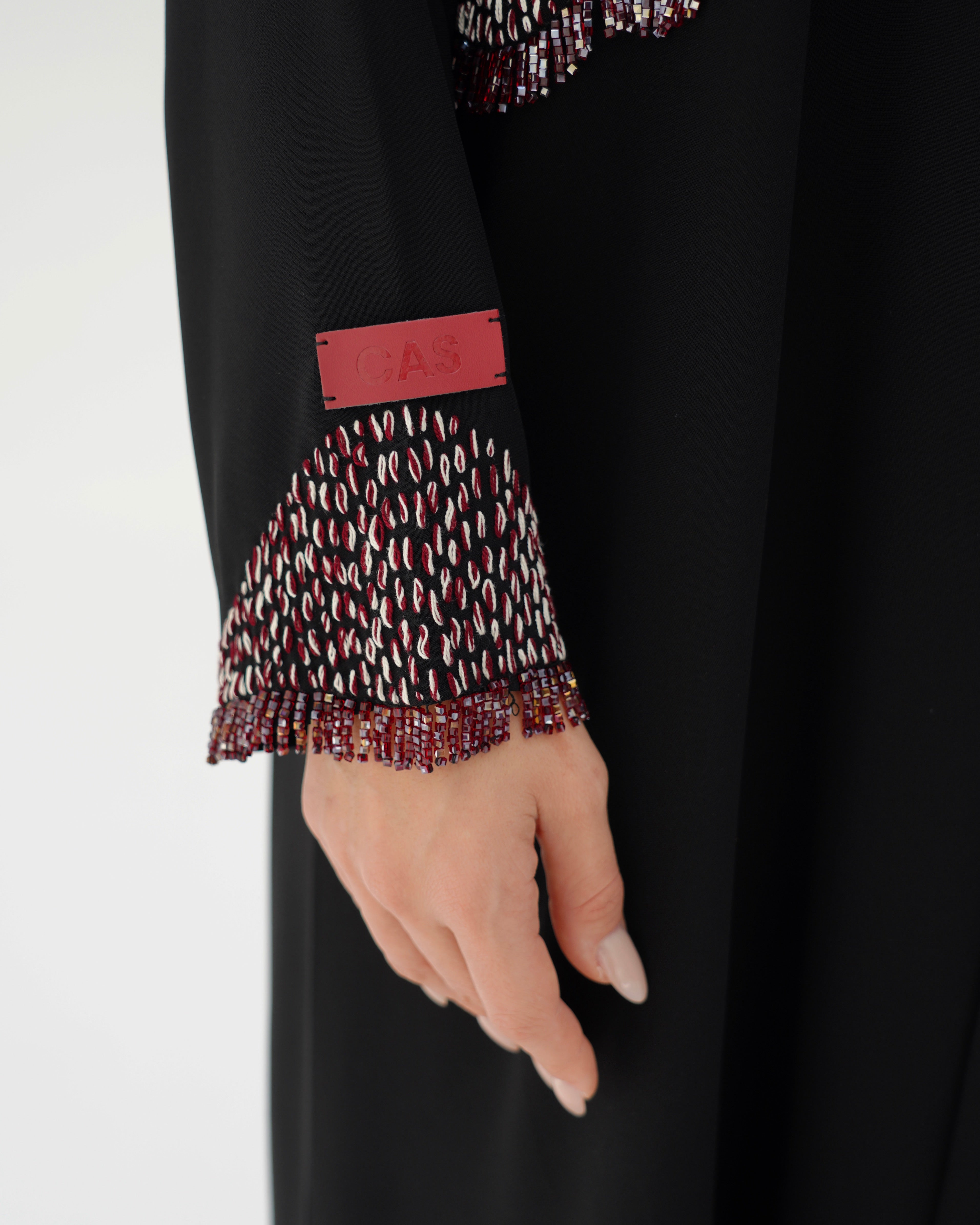 C 2861 Shadow Musk Abaya