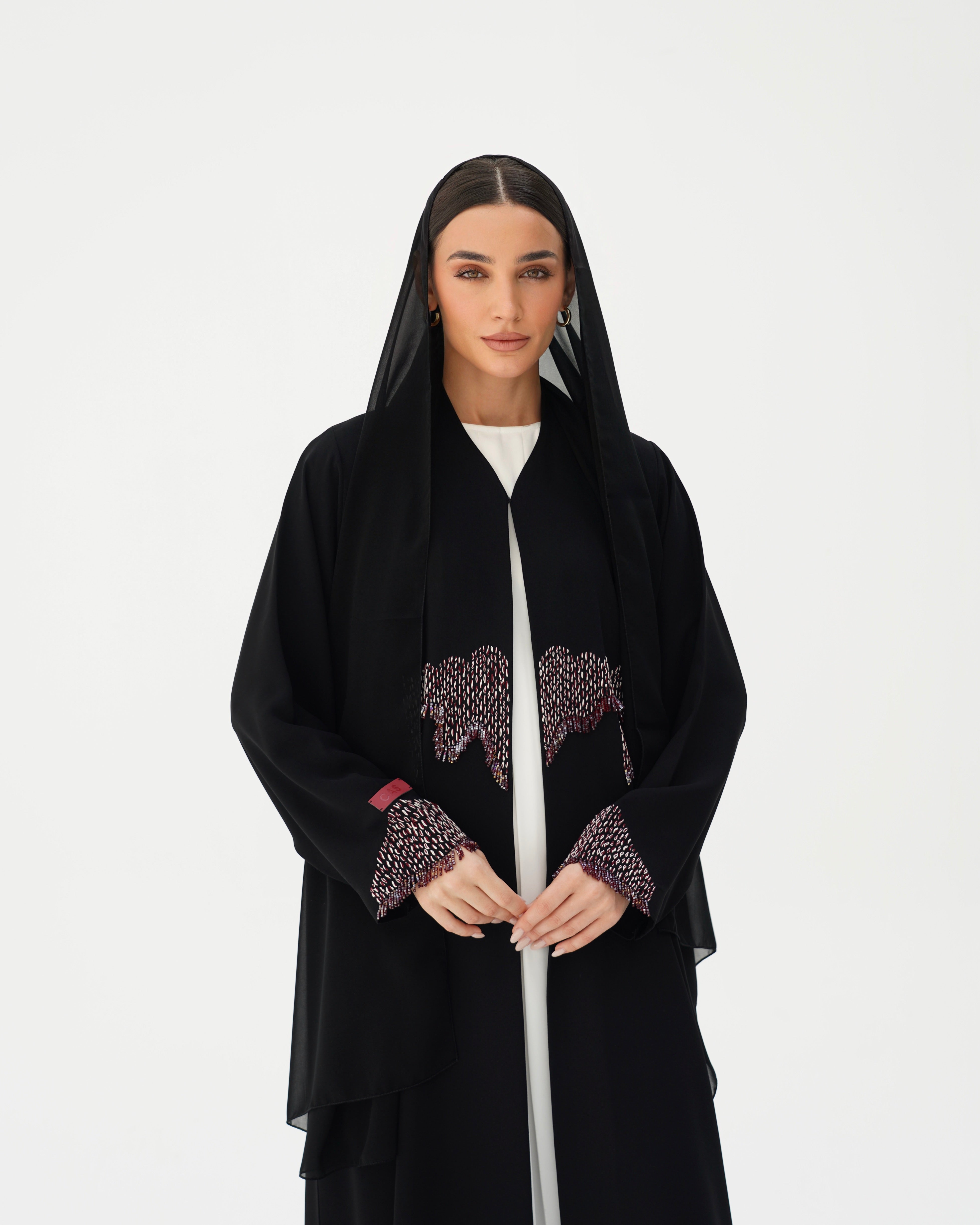 C 2861 Shadow Musk Abaya