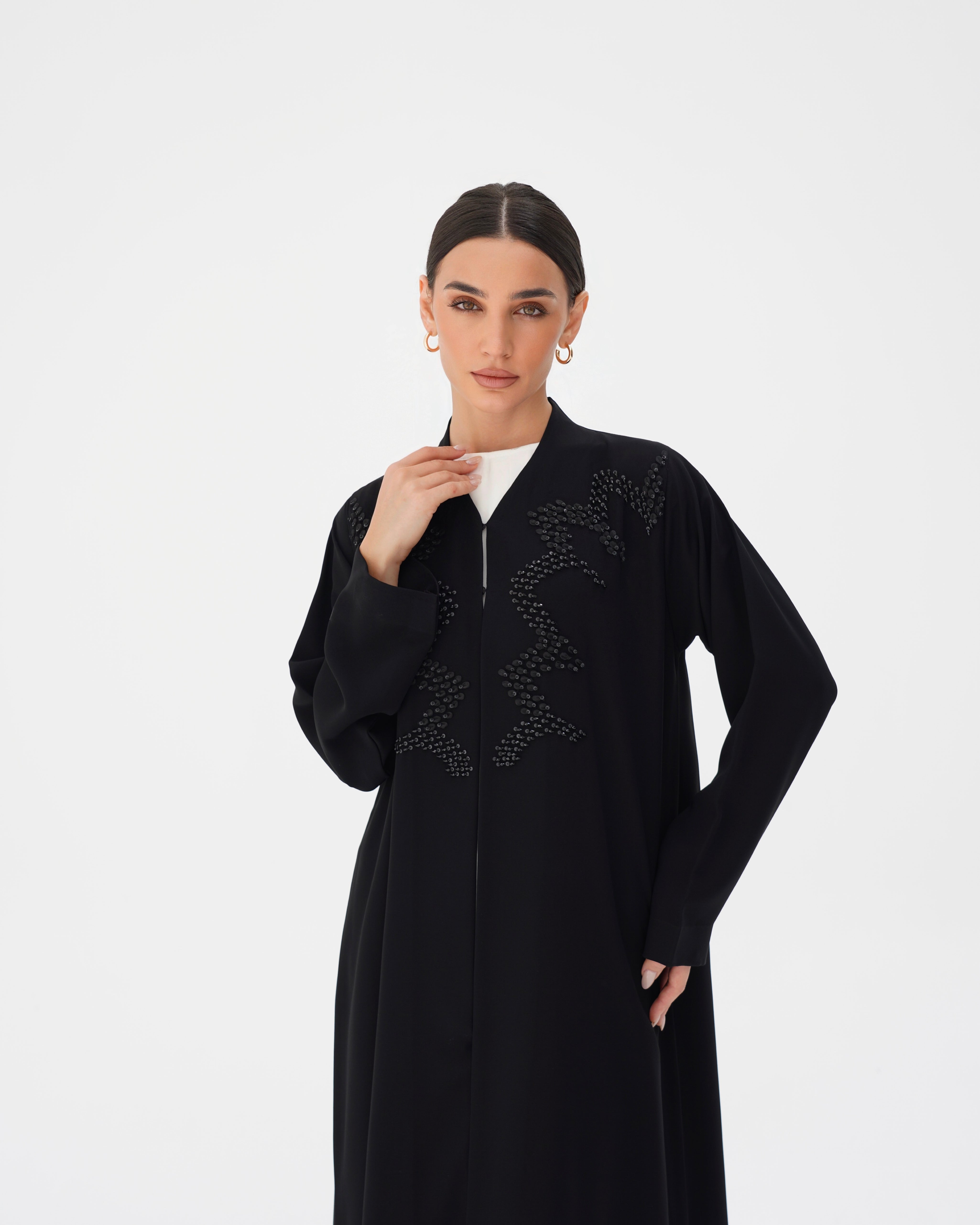 C 2863 Onyx Essence Abaya