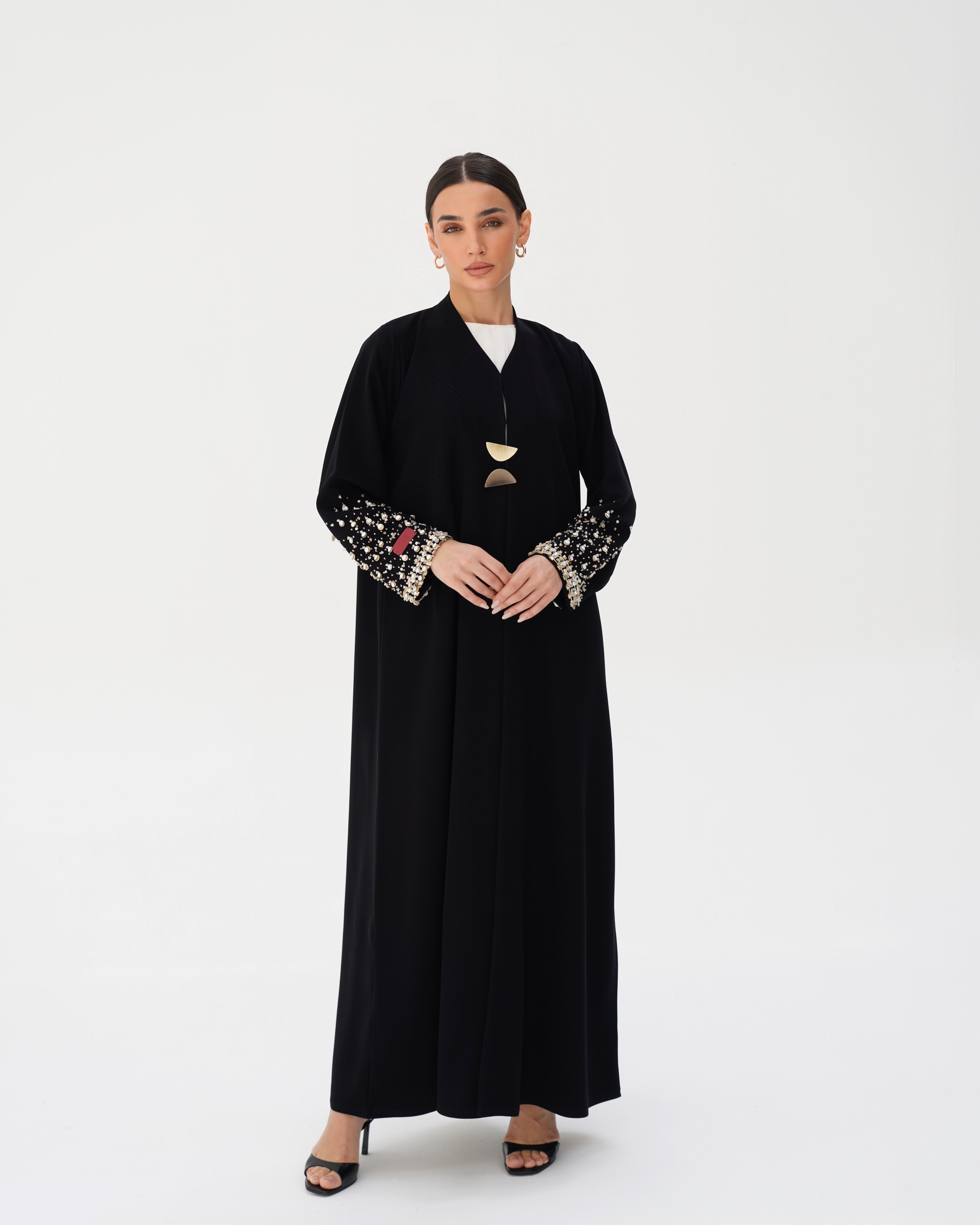 C 2864 Dark Cedar Abaya