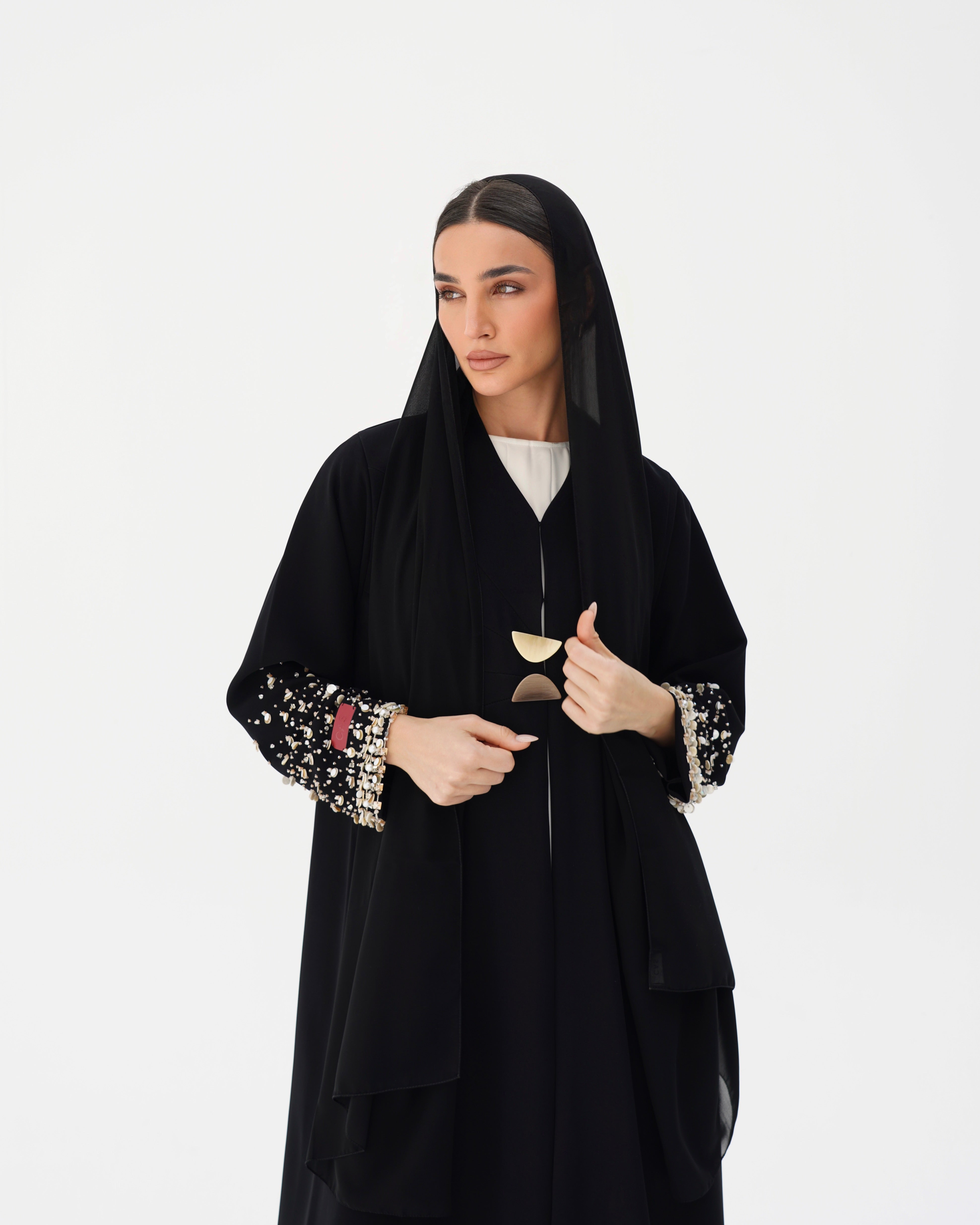 C 2864 Dark Cedar Abaya