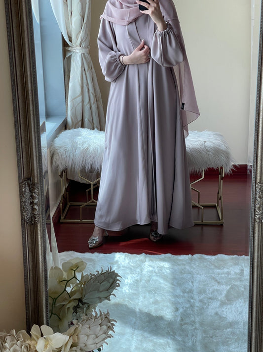 C - Beige - Nada - Abaya - Set