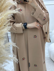 C Beige Rose Abaya
