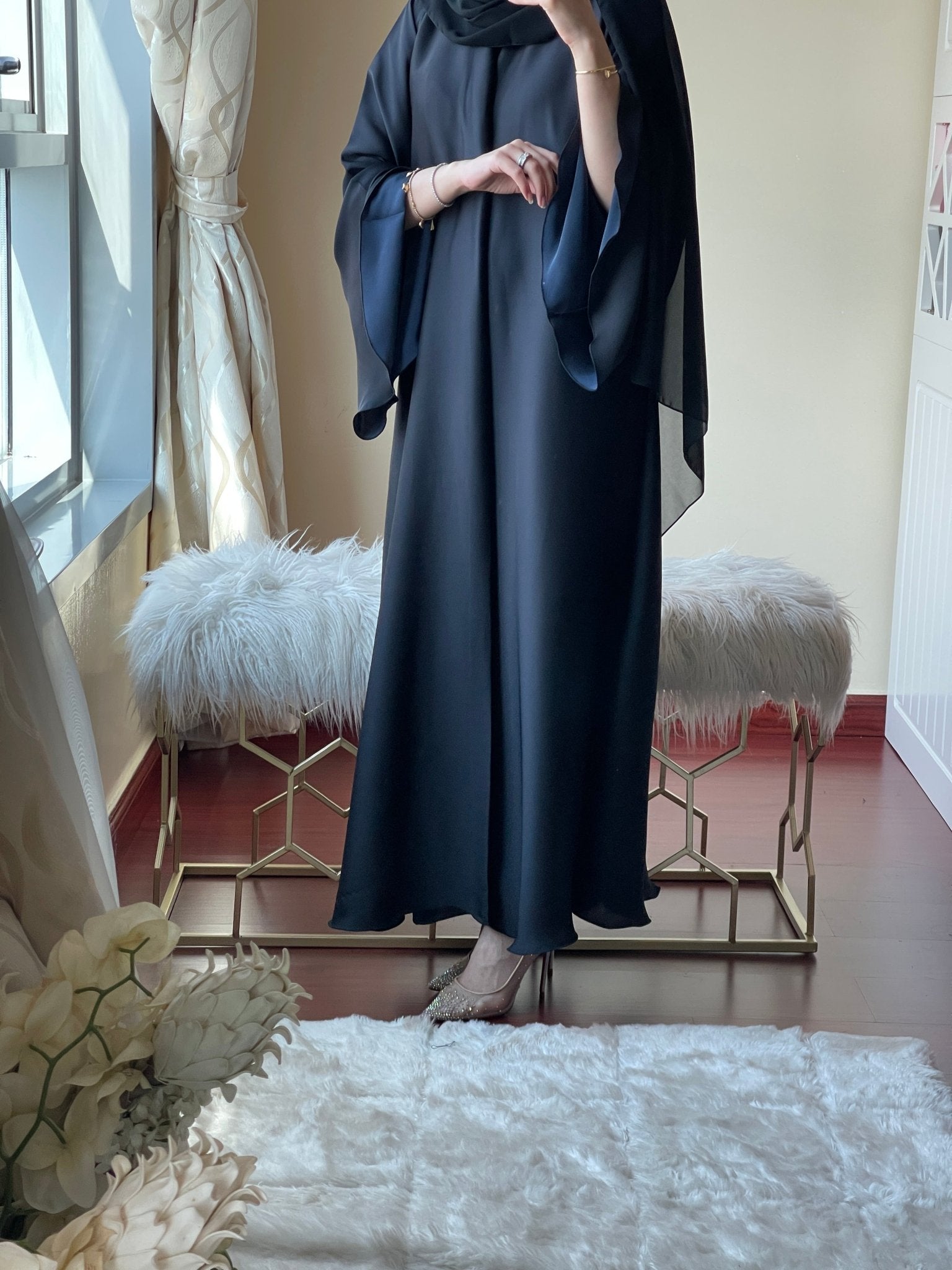 C - Black - Blue - Duotone - Abaya