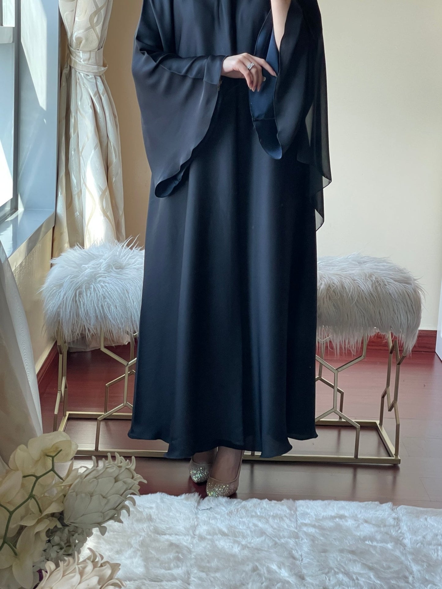 C - Black - Blue - Duotone - Abaya