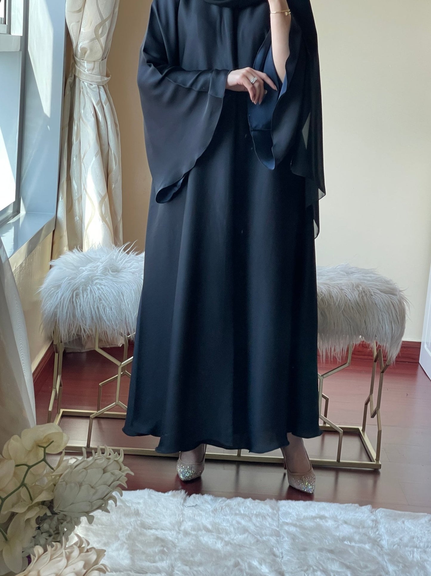 C - Black - Blue - Duotone - Abaya