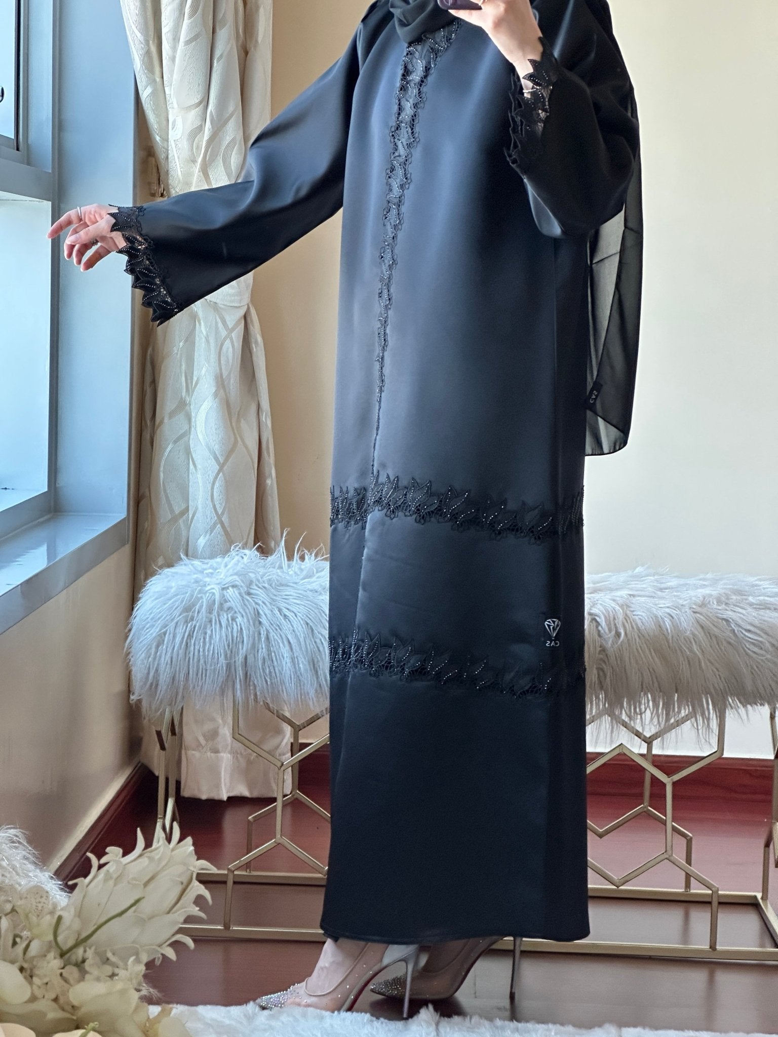 C - Black Eid Abaya 34