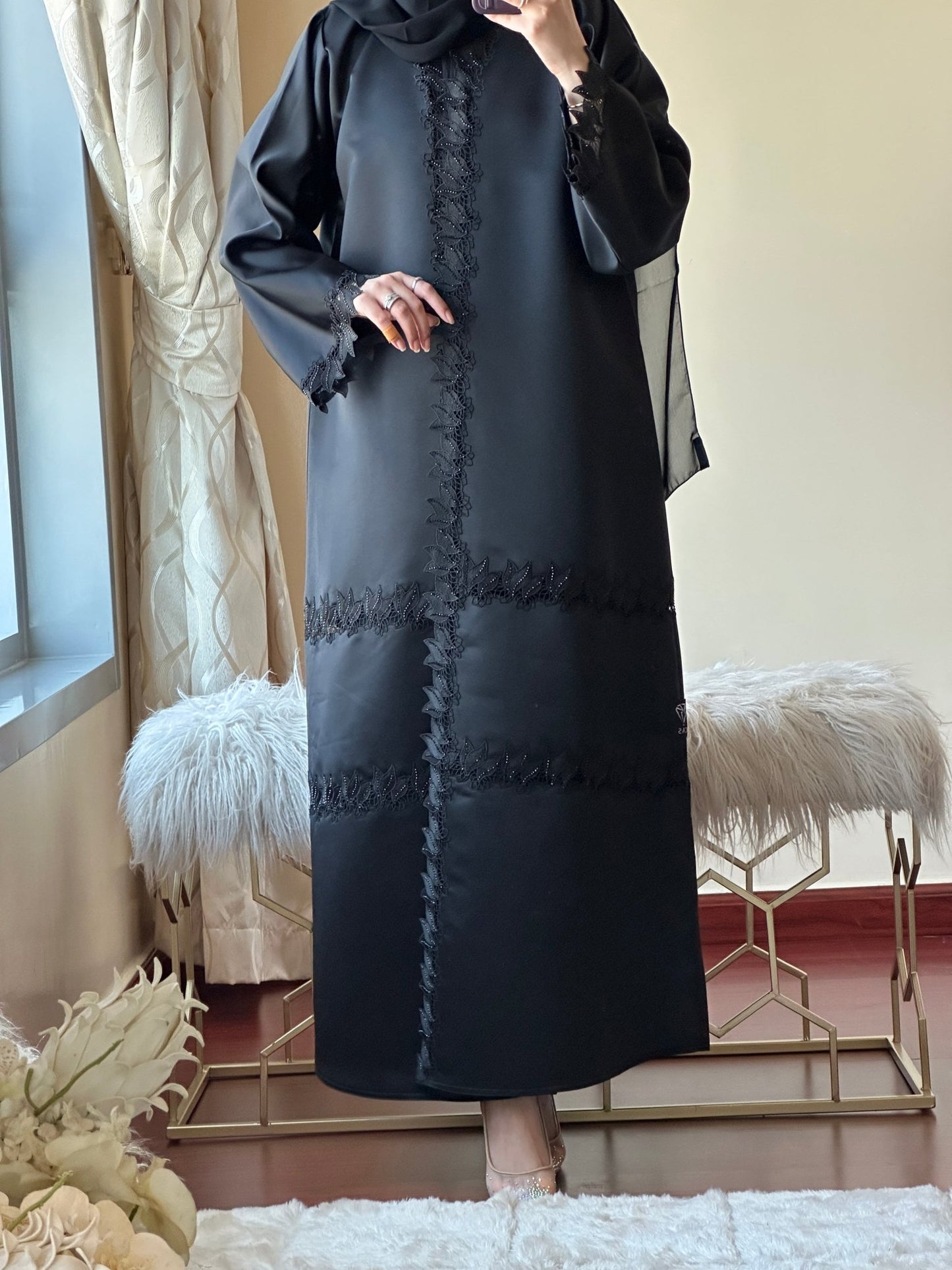 C - Black Eid Abaya 34