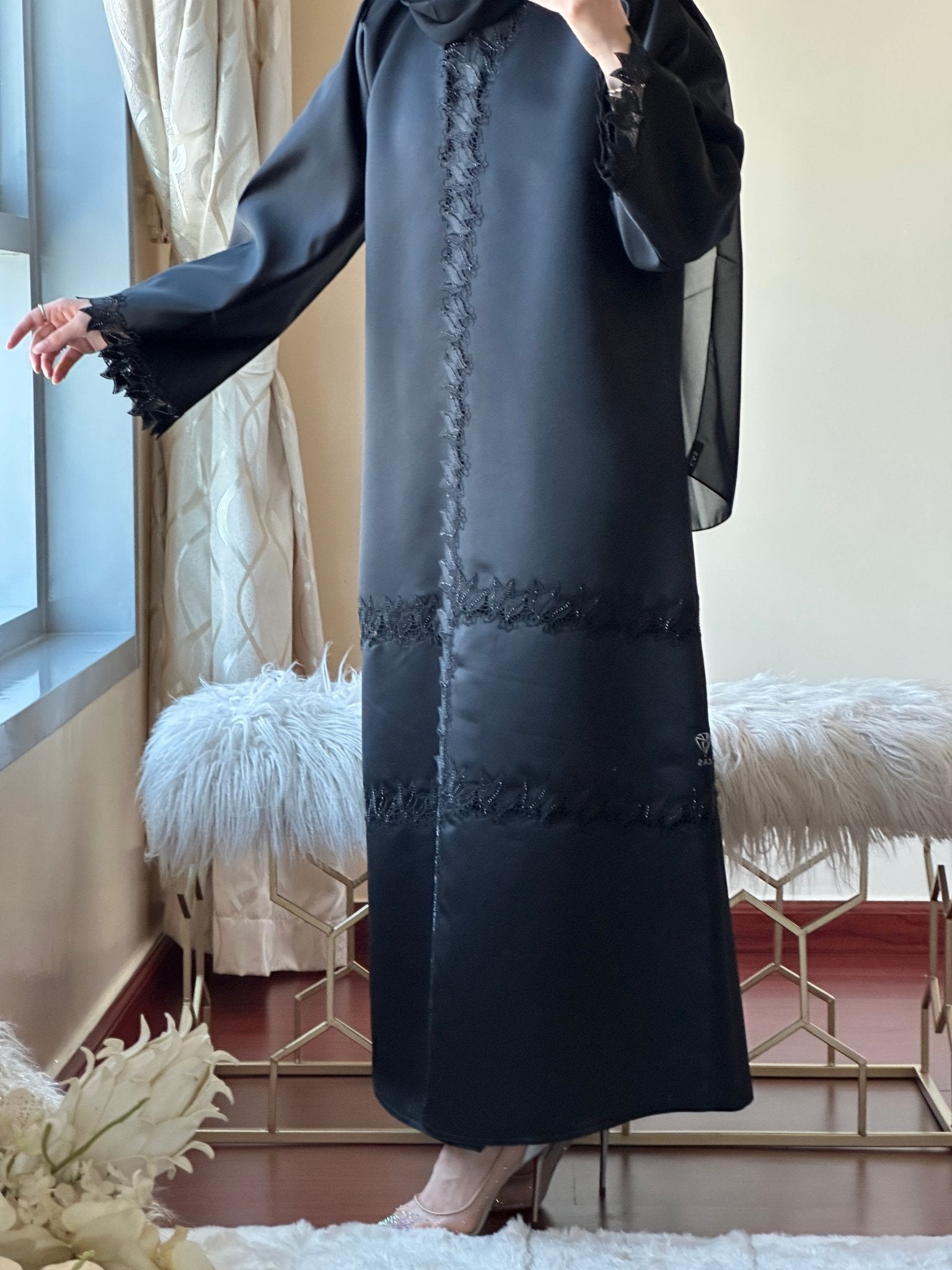 C - Black Eid Abaya 34