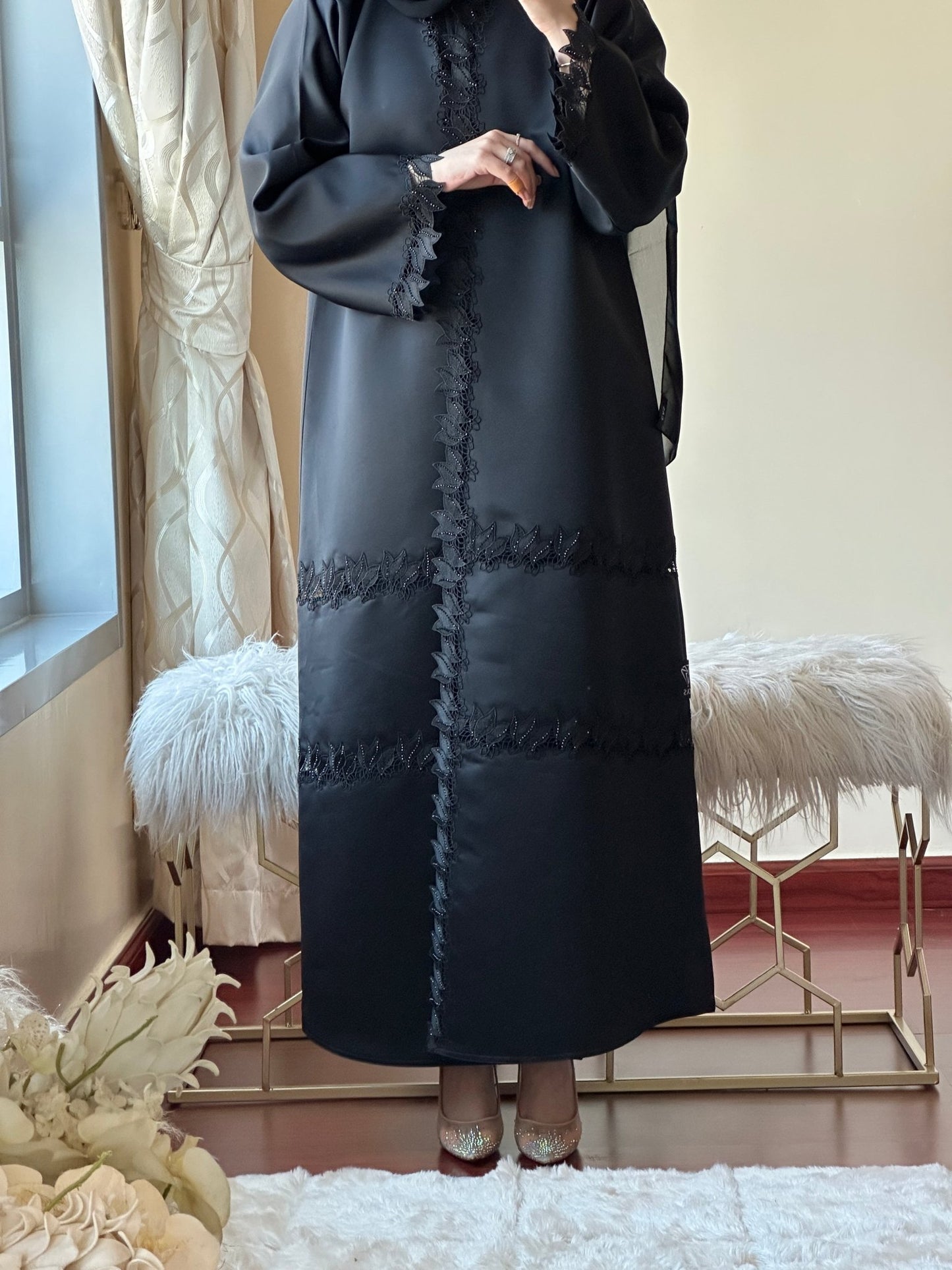 C - Black Eid Abaya 34