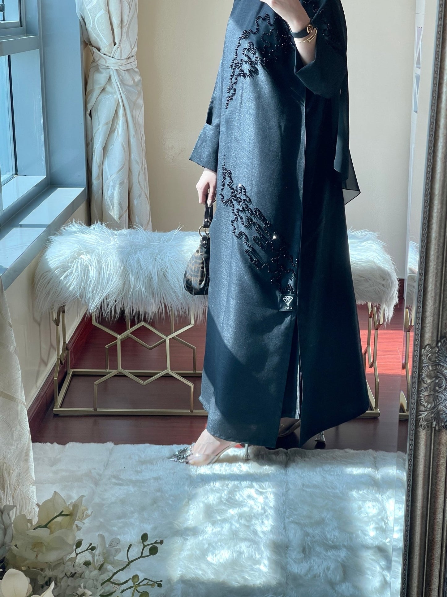 C - Black - Eid - Abaya - Set