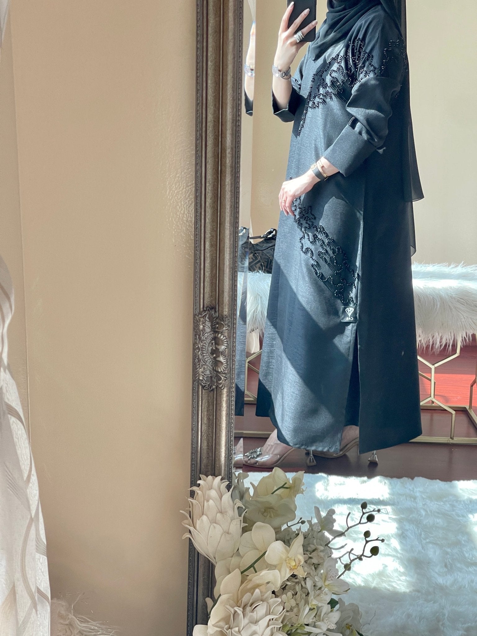 C - Black - Eid - Abaya - Set