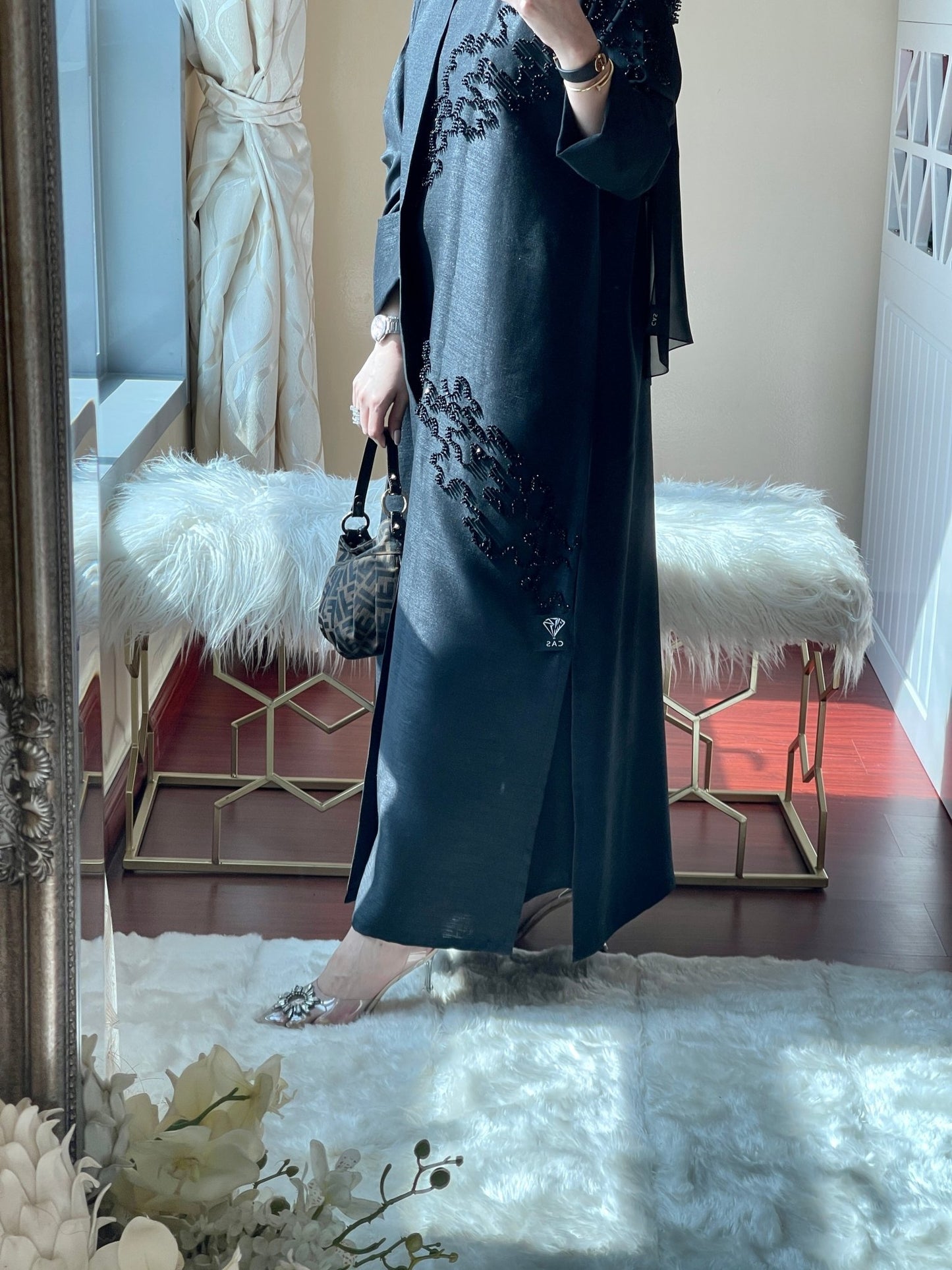 C - Black - Eid - Abaya - Set